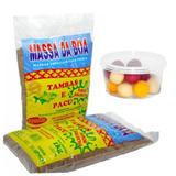 kit massa salsicha pacu e tamba 1kg + isca tambolinha mista - Massa da boa