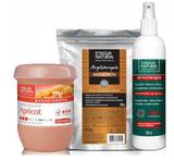 Kit Massagem Fluido TermoAtivo, Esfoliante Forte e Argila Preta Dagua Natural - Dágua natural