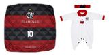 Kit Maternidade Flamengo Com Manta e Tiara - Torcida Baby
