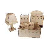 Kit Maternidade Higiene Passa Fita MDF Cru 3mm - Madeira e design