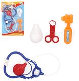 Kit medico infantil com estetoscopio e acessorios 4 pecas - wb5627 - Well kids