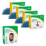 Kit Medidor de Glicose + 225 Fitas para Glicosímetro Bioland Modelo G500