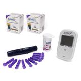 Kit Medidor De Glicose G-tech Free Smart Com 110 Tiras