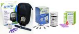 Kit Medidor De Glicose G-tech Lite + 50 Tiras + 50 Lancetas