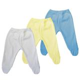Kit Mijões 3 Peças Branco, Amarelo e Azul Lisos - Balão kids