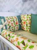 Kit Mini Berço 10 Peças Floresta Baby - Bebê enxovais