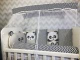 Kit Mini Berço 10 Peças Panda Baby - Bebê enxovais