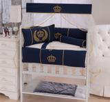 Kit Mini Berço 9 Peças S/ Bala - Realeza - Mariana baby confecções