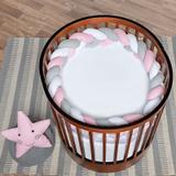 Kit Mini Berço com 2 Peças Trança-Batistela Baby