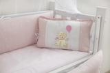 Kit Mini Berço Lili Encanto Rosa 7 Peças - Brubrelel