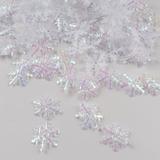 Kit Mini Floco de Neve Confete Decorativo Festa Natal Frozen - Ccdama