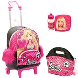 Kit Mochila Barbie 18z Rodinhas e Lancheira Especial - Sestini