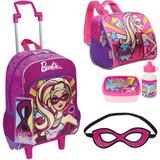 Kit Mochila Barbie Power Super Princesas , Lancheira Sestini
