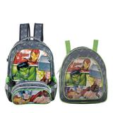 Kit Mochila Tamanho 16 + Lancheira Avengers Might - Xeryus