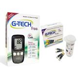 Kit Monitor De Glicemia + 50 Tiras Reagentes Free 1 G-tech - Gtech