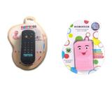 Kit Mordedor Controle Remoto e Celular Preto e Rosa - Vilatoy