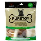 Kit Mordedor Natural - Chifre, osso e casco bovino - Pure toys