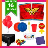 Kit Mulher Maravilha 16 Pessoas - Festabox