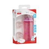 Kit nuk my first - 1 mamadeira 300ml + 2 bicos girl 6+ meses