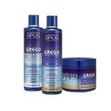 Kit Opus Salon Yogurt Grego Shampoo + Cond + Mascara - Salon opus