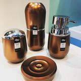 Kit Organizador De Banheiro Vintage Cobre - OU