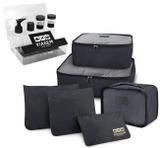 Kit Organizador De Malas 6 Pçs + Kit Frascos De Viagem - Jacki design