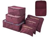 Kit Organizador Mala 6pçs + Necessaire Porta Sapato Viagem - Home