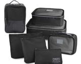Kit Organizador Mala 6pçs + Necessaire Porta Sapato Viagem - Home