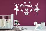 Kit Painel de Parede Bailarina em MDF Branco - 03 - Madre decor