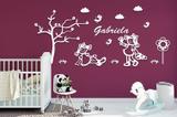 Kit Painel de Parede Bonecas em MDF Branco - 05 - Madre decor
