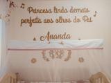 Kit Painel de Parede Princesa Linda Demais MDF CRU - Unilaser