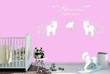 Kit Painel de Parede Unicórnios em MDF Branco - 13 - Madre decor