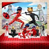 Kit Painel display Festa Infantil Miraculous Ladybug - Decorasonho