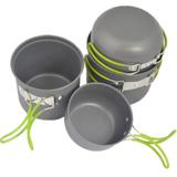 Kit Panela Tática Camping 4 Panelas Ultra-leve Com Pegador - Shopping vila sônia
