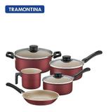 Kit Panelas 5 Peças Tramontina Teflon Carib