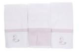 Kit paninho de boca nicolle - 3 peças - Ac baby