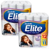 Kit Papel Higiênico FOLHA DUPLA ELITE LEVE 24 PAGUE 22 ROLOS DE 30M - Softys
