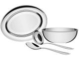 Kit para Arroz e Feijão em Inox 4 Peças - Tramontina Buena 64700100