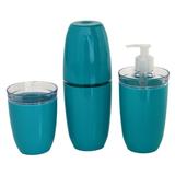 Kit para bancada de Lavabo Linha Málaga Verde Conjunto com 3 peças - Fabrica de utilidades