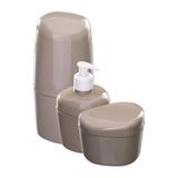 Kit Para Banheiro Com 3 Peças Argila Astra
