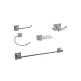 Kit para Banheiro Kromus com 5 Peças Cromado - Sicmol