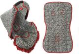 Kit para Bebe Conforto e Capa de Carrinnho Zebra com Vermelho - Alan pierre baby