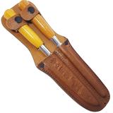 Kit Para Churrasco Aço Inox Conjunto Faca 6" Bainha Chaira - Coqueiro