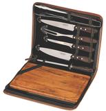 Kit para Churrasco com 8 Peças e Estojo Polywood Castanho Tramontina
