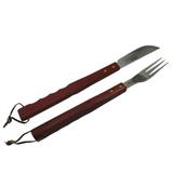 Kit para Churrasco Western com 2 Peças - 1 Faca e 1 Garfo