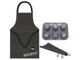 Kit para cupcakes 6 peças bakery cinza sortido de utensilios para uso domestico tramontina