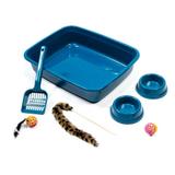 Kit Para Gato Prime Top 7 Peças Azul - Murano