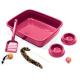 Kit Para Gato Prime Top 7 Peças Rosa - Murano