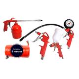 KIT para Pintura America King Pistola com Tanque Alto (gravidade) - 5 peças - Usk