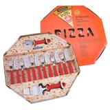 Kit Para Pizza 14 Peças Vermelho - Tramontina